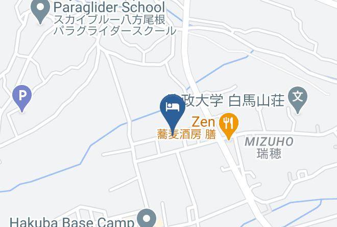 Hakuba Vil Kitaazumi District - Snowlines Lodge Maps
