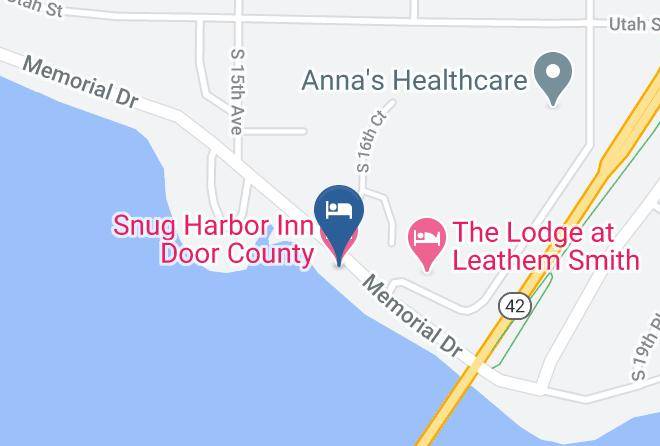 Door - Snug Harbor Inn Door County Maps