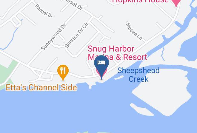 Accomack - Snug Harbor Marina & Resort Maps
