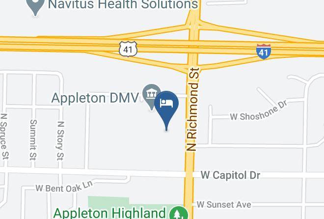 Outagamie - Snug Inn Motel Maps
