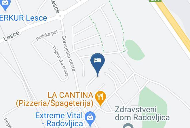 Radovljica - Soba Edelweiss Maps