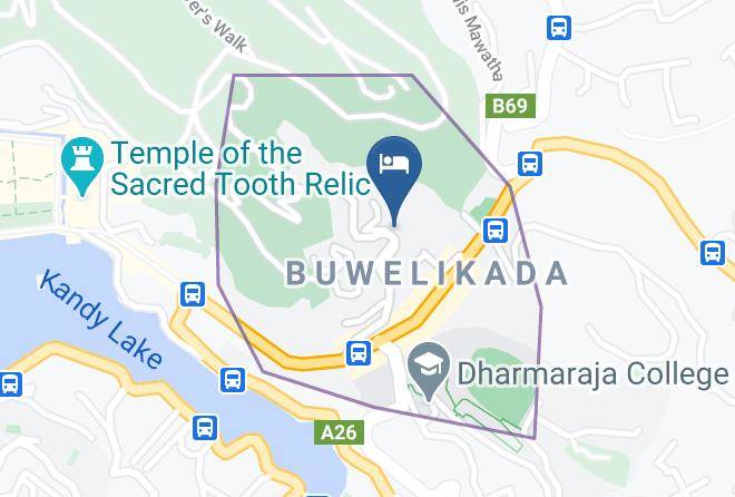 Kandy - Sobasee Holiday Bungalow Maps