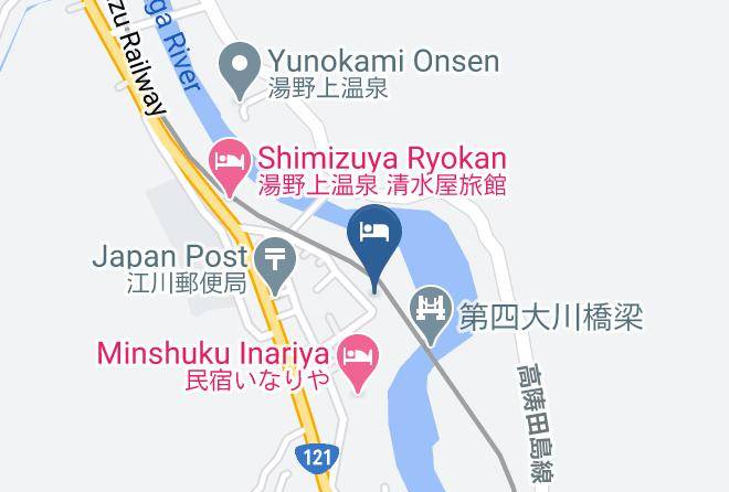 Shimogo Townminamiaizu District - Sobayado Yujin Maps