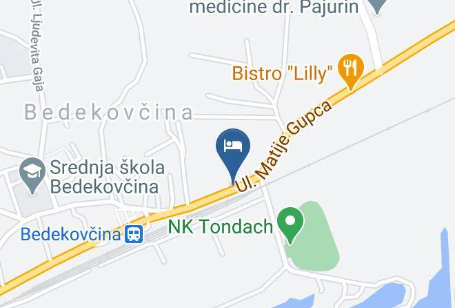 Bedekovcina - Sobe Bau Bab Maps
