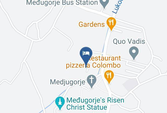 Hercegovacko Neretvanski - Sobe Bevanda Maps