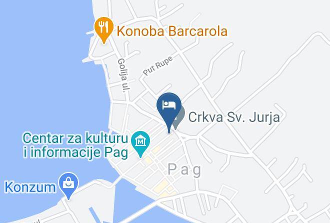 Pag - Sobe Bile Maps