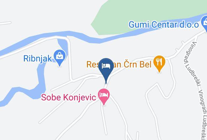 Ludbreg - Sobe Crn Bel Maps