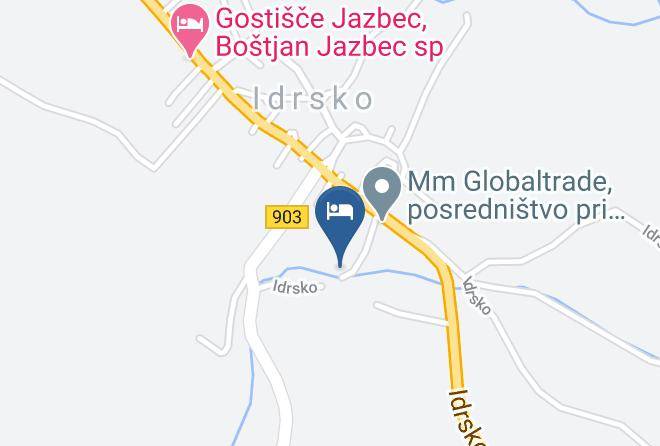 Kobarid - Sobe Jazbec Idrsko Maps