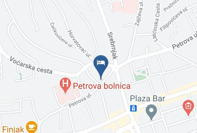 Zagreb - Sobe Kod Lidije Maps