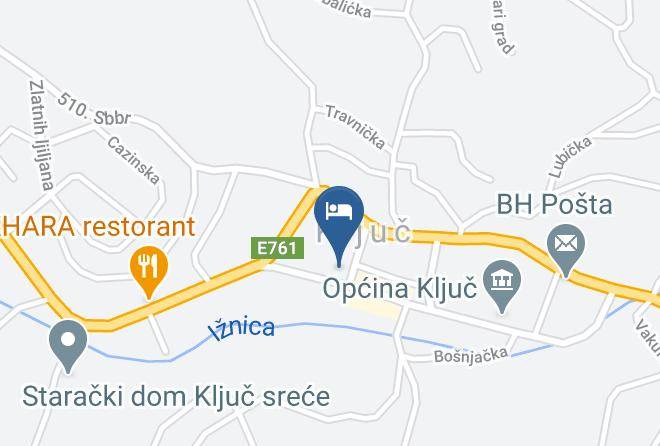 Unsko Sanski - Sobe Lane Maps