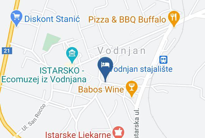 Vodnjan - Sobe Macan Maps