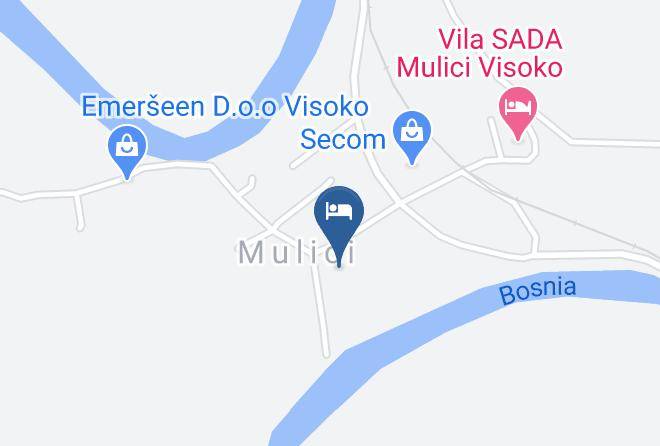 Zenicko Dobojski - Sobe Majda Maps