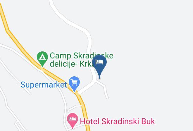 Skradin - Sobe Marijeta Maps