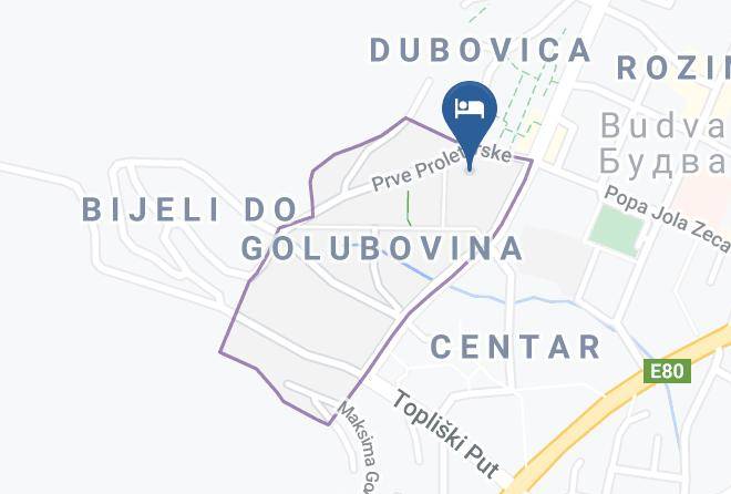 Budva - Sobe Nedovic Maps