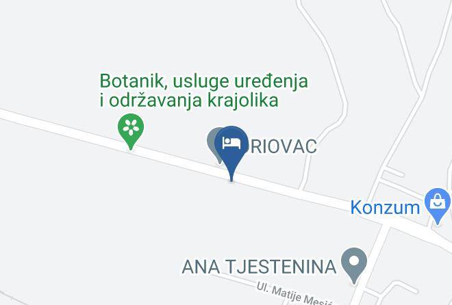 Oriovac - Sobe Oriovac Maps