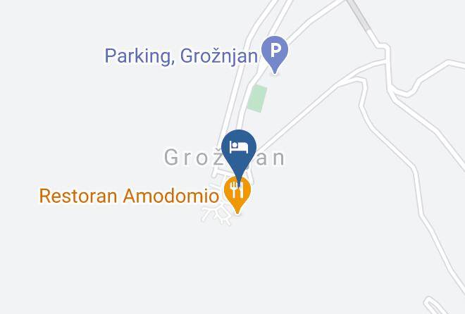 Groznjan - Sobe Pintur Maps