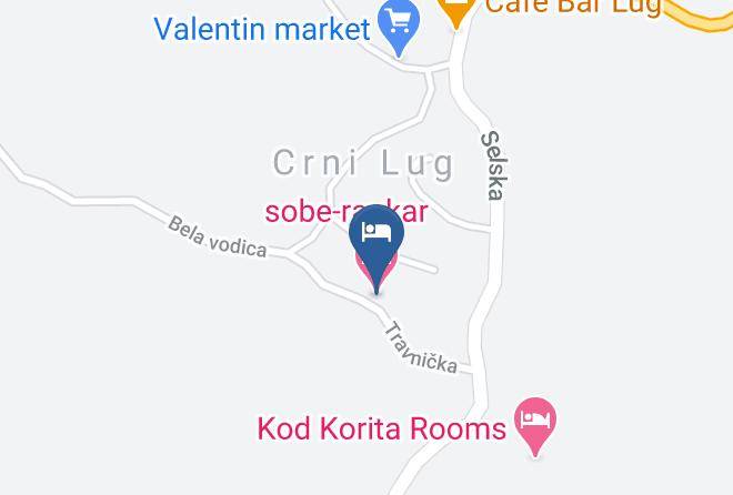 Delnice - Sobe Raukar Maps