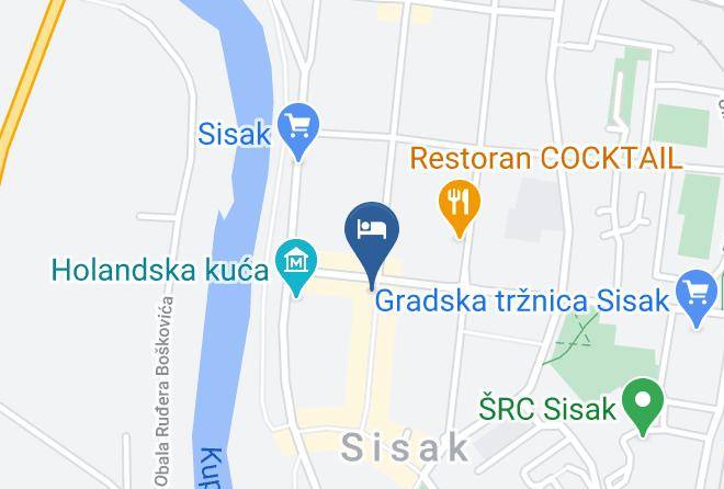 Sisak - Sobe Sisak Maps