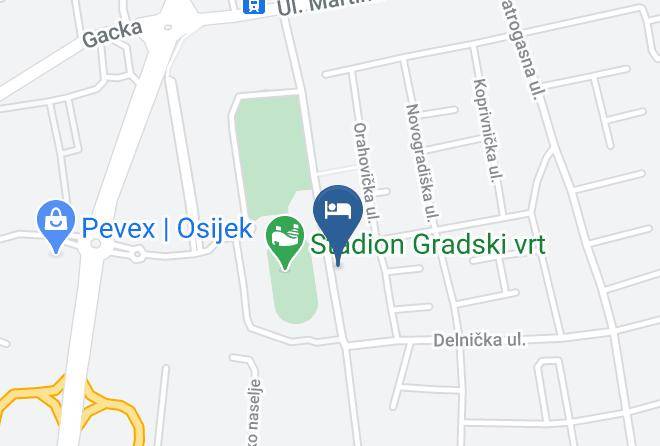 Osijek - Sobe Smjestaj Natalija Osijek Maps