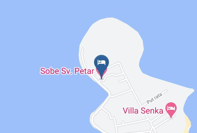 Solta - Sobe Sv Petar Maps