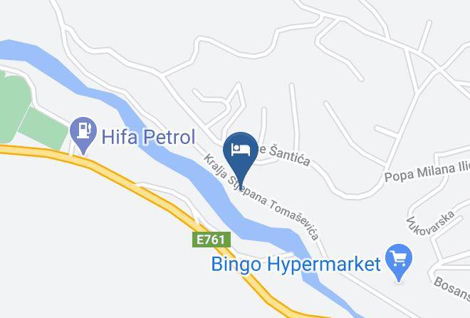 Srednjobosanski - Sobe Vesna Maps