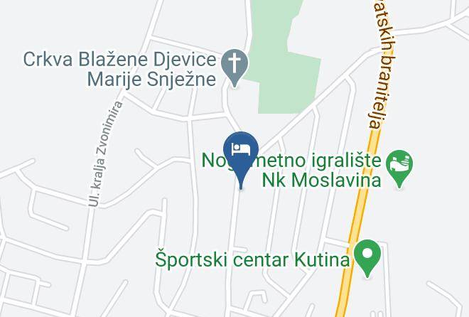 Kutina - Sobe Za Iznajmljivanje Kosec Maps