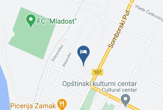 Zapadno Backi - Sobe Za Prenociste Lavrnic Maps