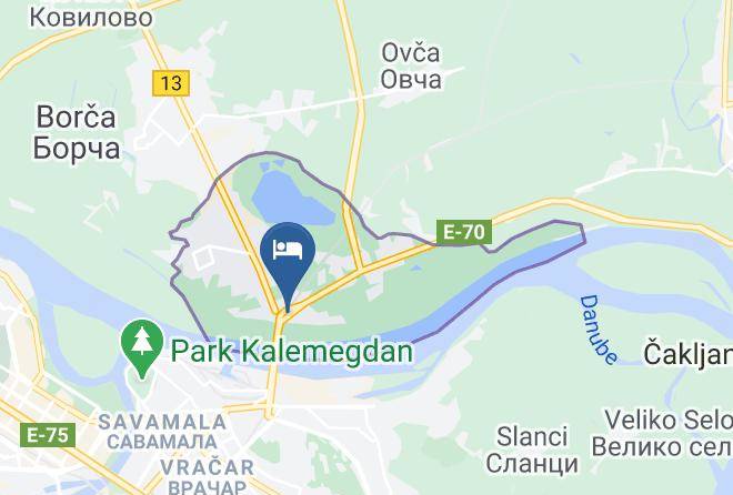 Belgrade City - Sobe Za Prenociste Na Dunavu Maps