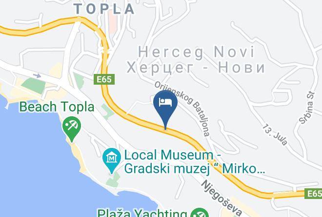 Herceg Novi - Sobe Zorica Maps