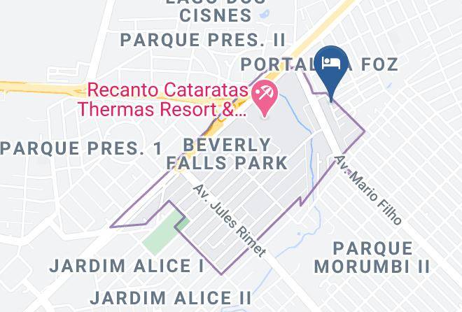 Sobrado 2 Quartos Prox Hotel Recanto Cataratas Map