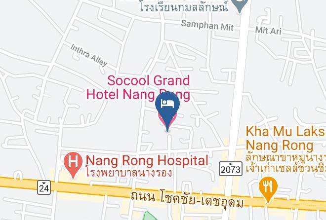 Amphoe Nang Rong - Socool Grand Hotel Nang Rong Maps