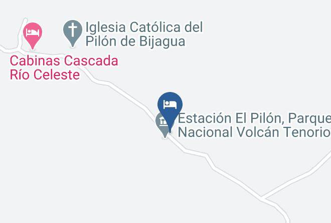 Upala - Rio Celeste Springs Blue Lodge Maps