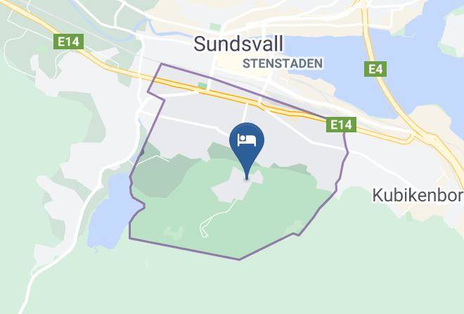 Sundsvall - Sodra Bergets Vandrarhem Sundsvall Maps