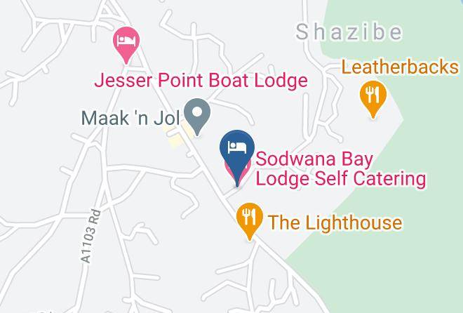 Umkhanyakude - Sodwana Bay Lodge Self Catering Maps