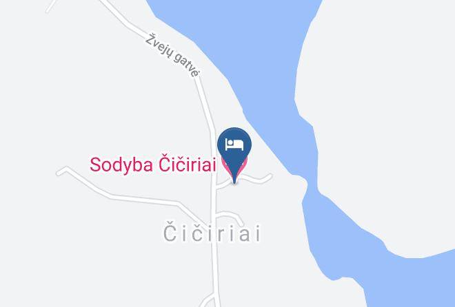 Zarasai District Municipality - Sodyba Ciciriai Maps