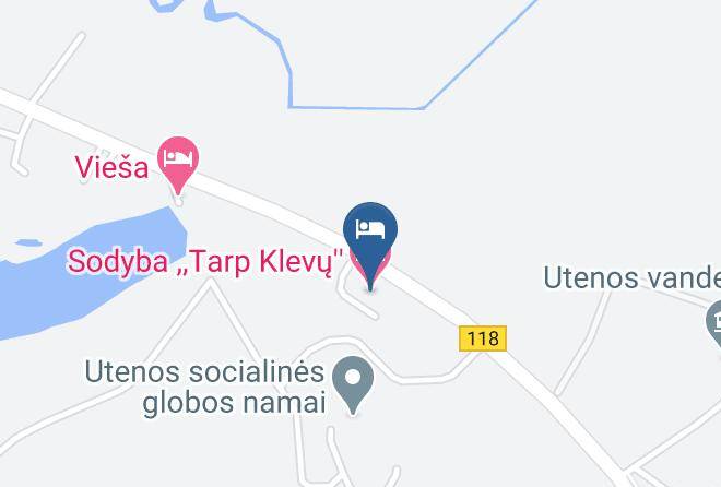 Utena District Municipality - Sodyba Tarp Klevu'' Maps