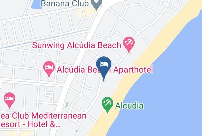 Baleares - Sofia Alcudia Beach By Ferrer Hotels Maps