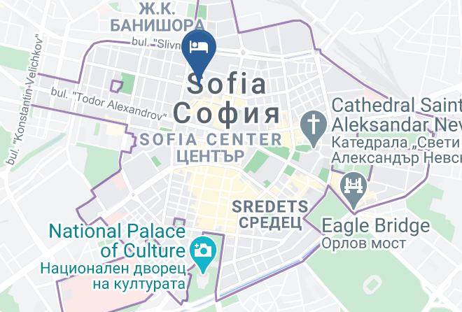 Sofia Central Apartments Map - Sofia City - Sofia