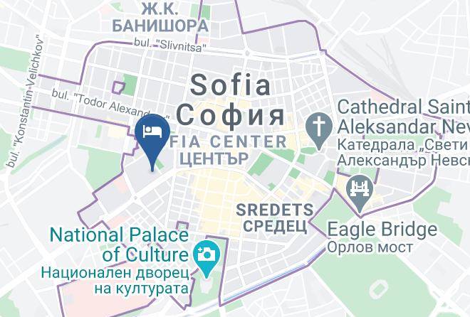 Sofia - Sofia Central Hotel Maps