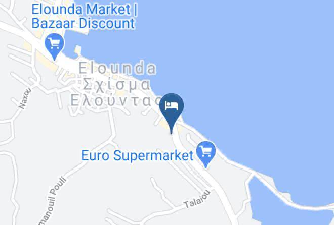 Lasithi - Sofia Sea View Studio Maps