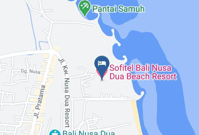 Badung Regency - Sofitel Bali Nusa Dua Beach Resort Maps