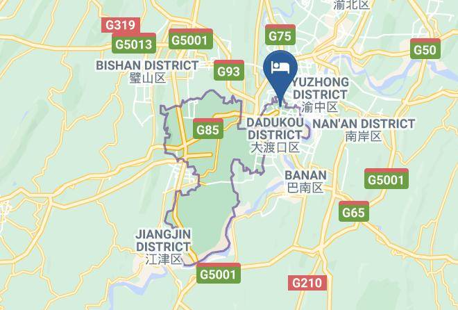 Jiulongpo District - Sofitel Forebase Chongqing Hotel Maps