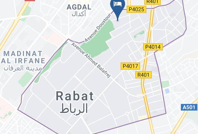 Rabat - Sofitel Rabat Jardin Des Roses Maps