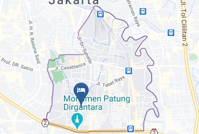 Jakarta Selatan - Sofyan Hotel Soepomo Maps
