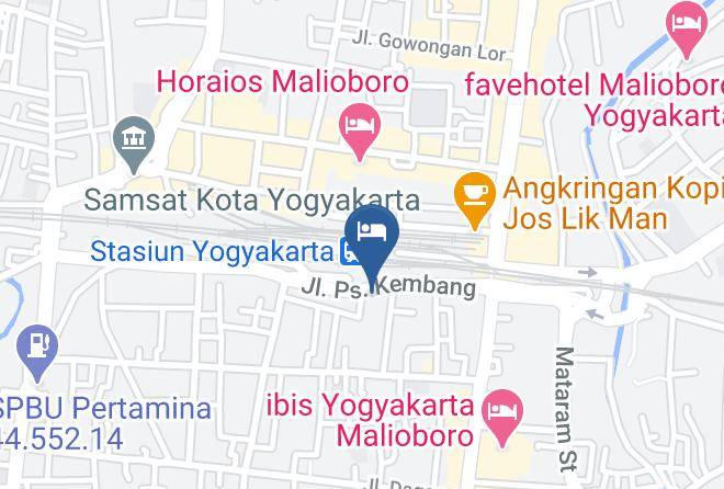 Kota Yogyakarta - Hotel Unisi Yogyakarta Maps