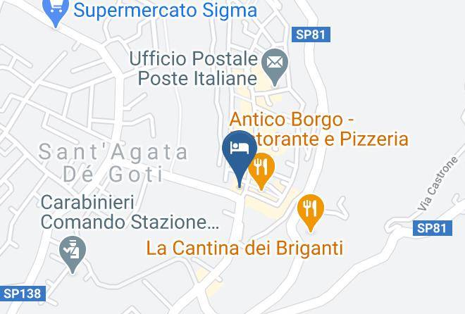 Soggiorno A Sant'agata De'goti Map