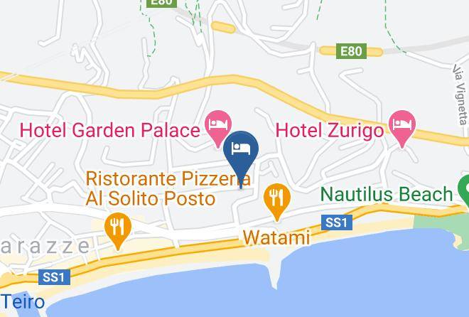 Savona - Soggiorno Al Nido Affittacamere Maps