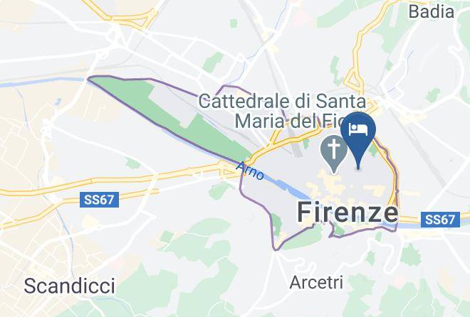 Florence - Soggiorno La Pergola Firenze Maps