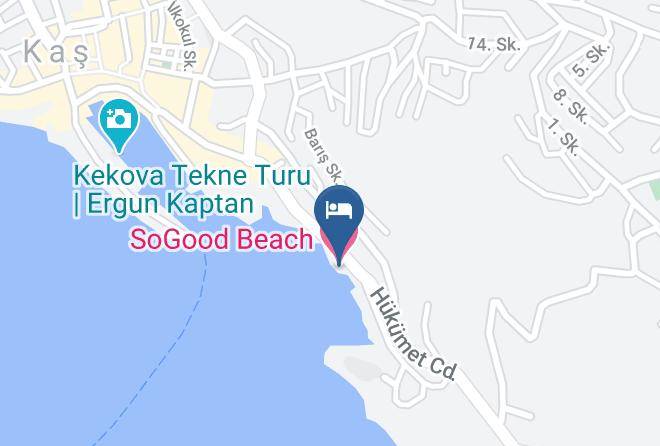 Kas - Sogood Beach Maps