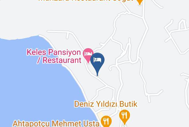 Mugla - Sogut Ada Pansiyon Maps